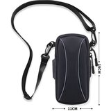 INF Torba za mobilni telefon čez ramo Black, (21550070) Cene
