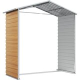  Vrtno spremište svjetlosmeđe 191 x 130 x 198 cm pocinčani čelik | shoptok.hr