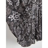 Reserved satenasta obleka s cvetličnim potiskom - večbarvno | Shoptok.si