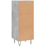  Komoda siva boja betona 34,5x34x90 cm od konstruiranog drva | shoptok.hr