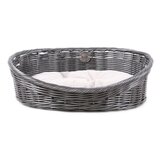 Duvo homecollection ležaljka za pse, rustic rattan, siva, m Cene