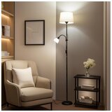  brilagi - podna lampa ceria 1xE27/100W/230V + 1xE14/25W crna/bež | Eponuda.com