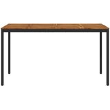  Stol za bar u vrtu NAARDEN Prirodna i crna 196 x 80,5 x 105 cm Slike