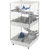 Ferplast kavez za male životinje Furet Tower SPERRGUT - Siva: D 80 x Š 75 x V 161 cm | shoptok.hr