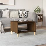 The Living Store Klubska mizica rjavi hrast 60x50x40 cm konstruiran les - Klubska Mizica, (21781158) | Shoptok.si