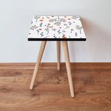 Hanah home Shp172 - white whitenavy blueorange side table Hanah home Shp172 - white whitenavy blueorange side table Slike