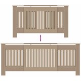  Pokrivač radijatora 2 pcs Hrast sonoma 205 x 20,5 x 81,5 cm | shoptok.hr