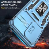 INORCO Za Motorola Moto G Stylus 4G (2022) Armor Series, odporen proti padcem, PC + TPU ovitek za telefon, hrbtni pokrov na stojalu z drsnim pokrovom kamere, (22036466) | Shoptok.si