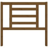  Posteljno vzglavje medeno rjavo 106x4x100 cm trdna borovina, (20736752) | Shoptok.si