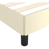  Posteljni okvir z vzglavjem krem 140x190 cm umetno usnje, (20907389) | Shoptok.si