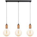  Luster na sajli MIROS 3xE27/60W/230V crna/bakrena | Eponuda.com