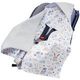 Medi Partners Baby carrier wrap – blanket with hood 85x85 cm – Waffle – Polana + gray Waffle Cijene