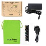  Napajalnik za prenosnike Tecnoware 95 W + 10 priključkov | Shoptok.si