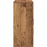 vidaXL Strani šal s predalom s polico Stari les 60 x 31 x 70 cm Konstruiran les | Shoptok.si