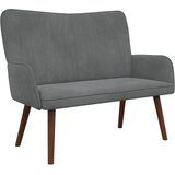 SOFA za dvije osobe Tamnosiva 115 x 61 x 87 cm Baršun | shoptok.hr