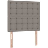  LED krevet za pohranu s madracem Sivosmeđa 90 x 200 cm Tkanina | shoptok.hr