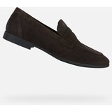 Geox Dark brown men's moccasins Sapienza - Men's Cijene