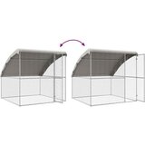  Kavez za piliće 4 kom. Srebrna 800 x 200 x 200 cm | shoptok.hr