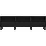 TV ormar 150 x 30 x 44,5 cm Crni hrast Konstruirano drvo | shoptok.hr