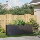 vidaXL Sadilica crna 200x40x80 cm od hladno valjanog čelika | shoptok.hr