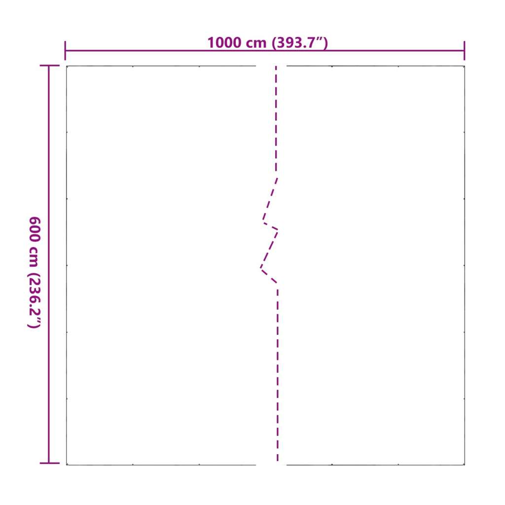 CERADA s rupama *Transparent*an 6 x 10 m Polietilen - 6 x 10 m | shoptok.hr