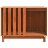 Pasja hiša Voskast rjav 100 x 70 x 70 cm Masivno borovo les, (5000123072) | Shoptok.si