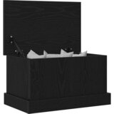 Kutija za spremanje s pohranom Crni hrast 50 x 30 x 28 cm | shoptok.hr
