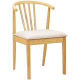  Stolac za blagovanje 2 pcs Prirodna i svijetla Čvrsto drvo | shoptok.hr
