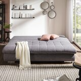 Time ZOFA S POSTELJNO FUNKCIJO, siva tekstil | Shoptok.si
