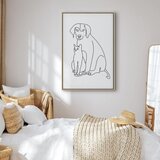  Slika - Best Friends (1 Part) Vertical 60x90 U prirodnom drvenom okviru | shoptok.hr
