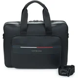 Tommy Hilfiger TH FOUNDATION COMPUTER BAG Crna