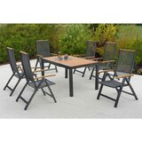 Gardenson VRTNA GARNITURA ITANOS aluminij barve grafita, naravne barve Cene