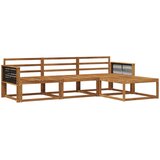  Set vanjskih sofa 4 kom. Prirodna Čvrsto drvo akacije | shoptok.hr