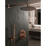 REA Bath Komplet za tuširanje za vgradnjo Lungo Grip Brush Copper + BOX | Shoptok.si