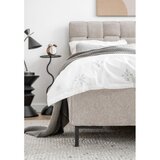 Miuform Bež oblazinjena zakonska postelja z letvenim dnom 140x200 cm Eve – | Shoptok.si