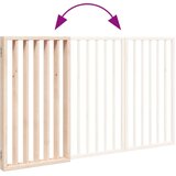 vidaXL Vrata za pse zložljiva 3 paneli 150 cm topolovina | Shoptok.si