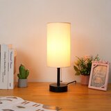  Brilagi - Stona lampa sa USB portom TABLON 1xE27/25W/230V crna/krem | Eponuda.com