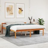  Krevet za starije osobe voštano smeđi 160 x 200 cm od borovine | shoptok.hr