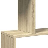vidaXL Pregrada s knjižno omaro 6-nadstropna sonoma hrast 70x24x193 cm | Shoptok.si