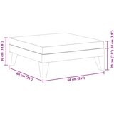  Modularni tabure s tamnosivim jastukom masivno bagremovo drvo | shoptok.hr
