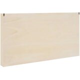  Ormar za izlaganje na zidu Bež 100 x 8,5 x 54 cm Šperploča | shoptok.hr
