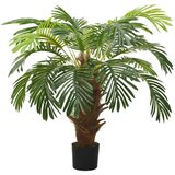 vidaXL umjetna cikas palma s posudom 90 cm zelena Cijene