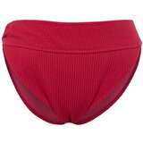 Trendyol Curve Plus Size Bikini Bottom - Pink - Textured | shoptok.hr