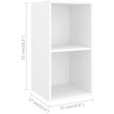  3-dijelni set TV ormarića bijeli od iverice | shoptok.hr