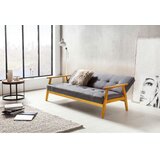Livetastic ZOFA S POSTELJNO FUNKCIJO, naravne barve, temno siva les, tekstil | Shoptok.si