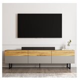 Hanah home tv polica sign grey oak