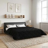  Ljetni pokrivač Crna 220 x 260 cm Mikrofibra i teddy flis | Eponuda.com