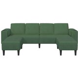  Kavč z blazino Temno zelena 250 x 188 x 76 cm Žametna tkanina, (5000138011) | Shoptok.si