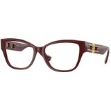 Versace Ženski okvir za dioptrijske naočare 0VE3347 5515, Bordo Cene