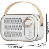 Generic retro zvočnik s 363-stopinjskim stereo učinkom mini zvočnik retro radijski zvočnik za dekoracijo doma na prostem, (21124553) | Shoptok.si